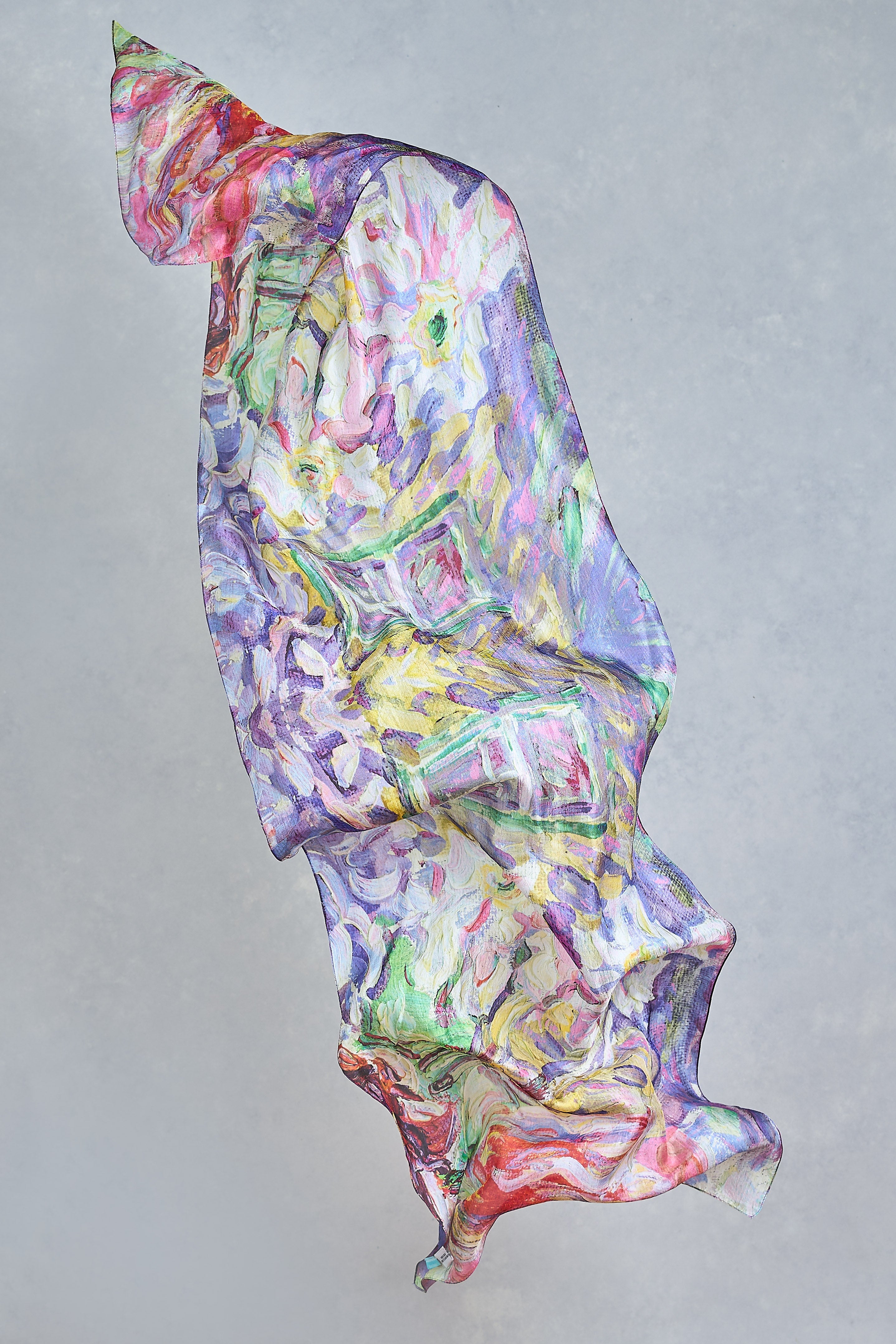 Abstract Floral Scarf – Multicolour