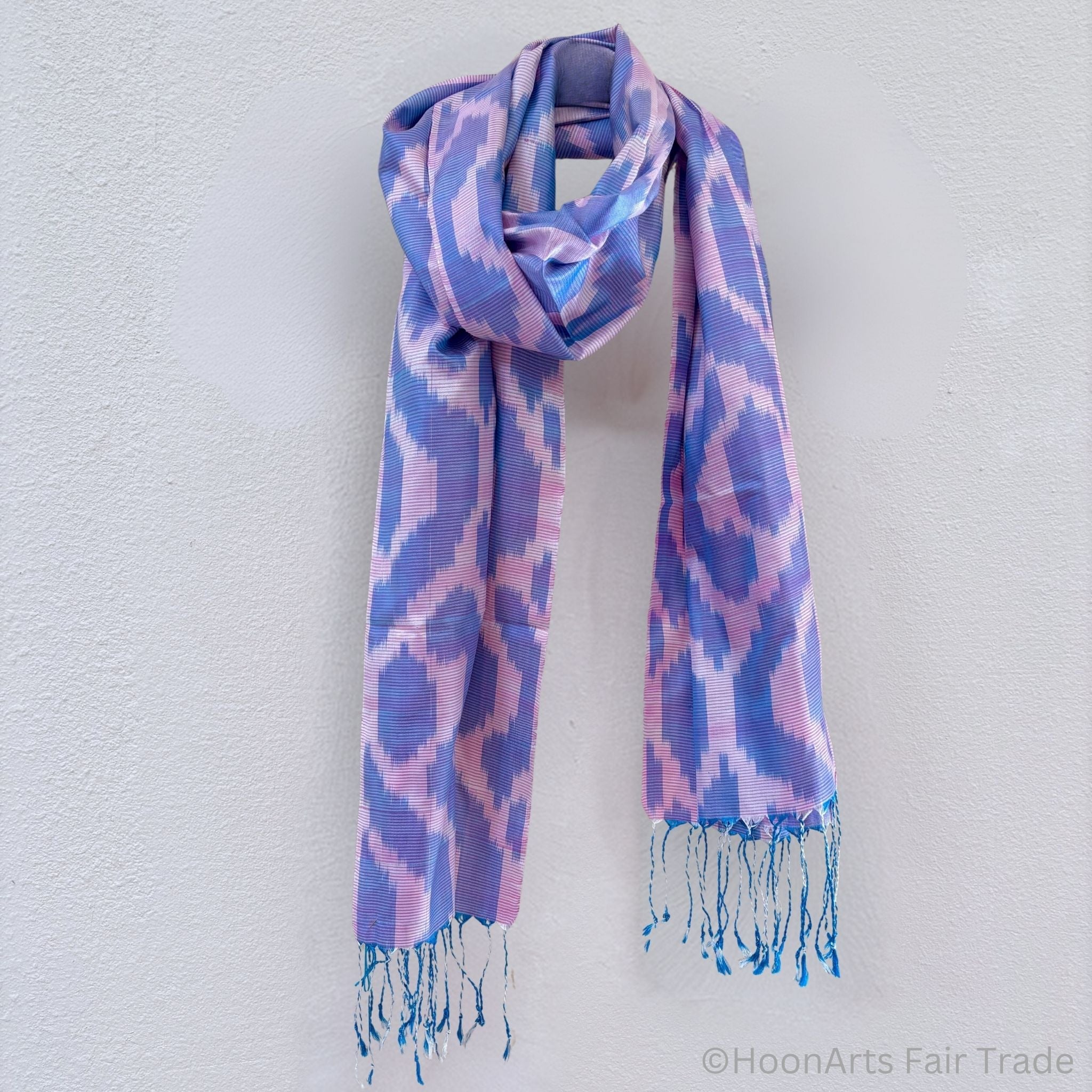 Aziza Silk Ikat Scarf