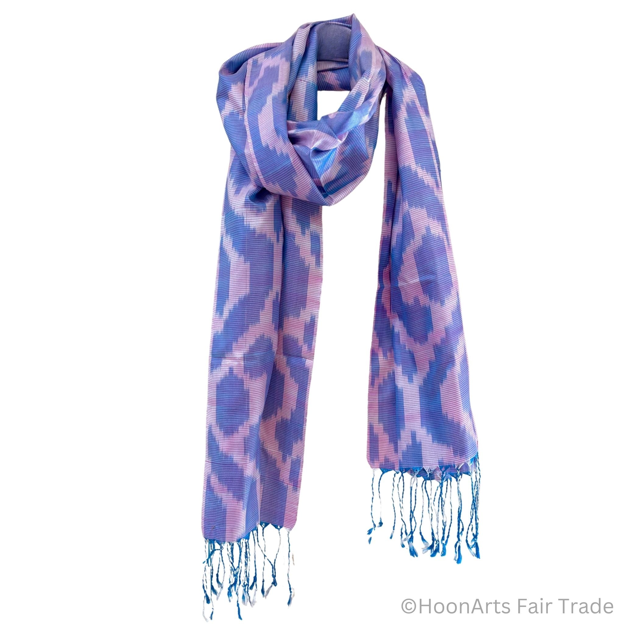 Aziza Silk Ikat Scarf