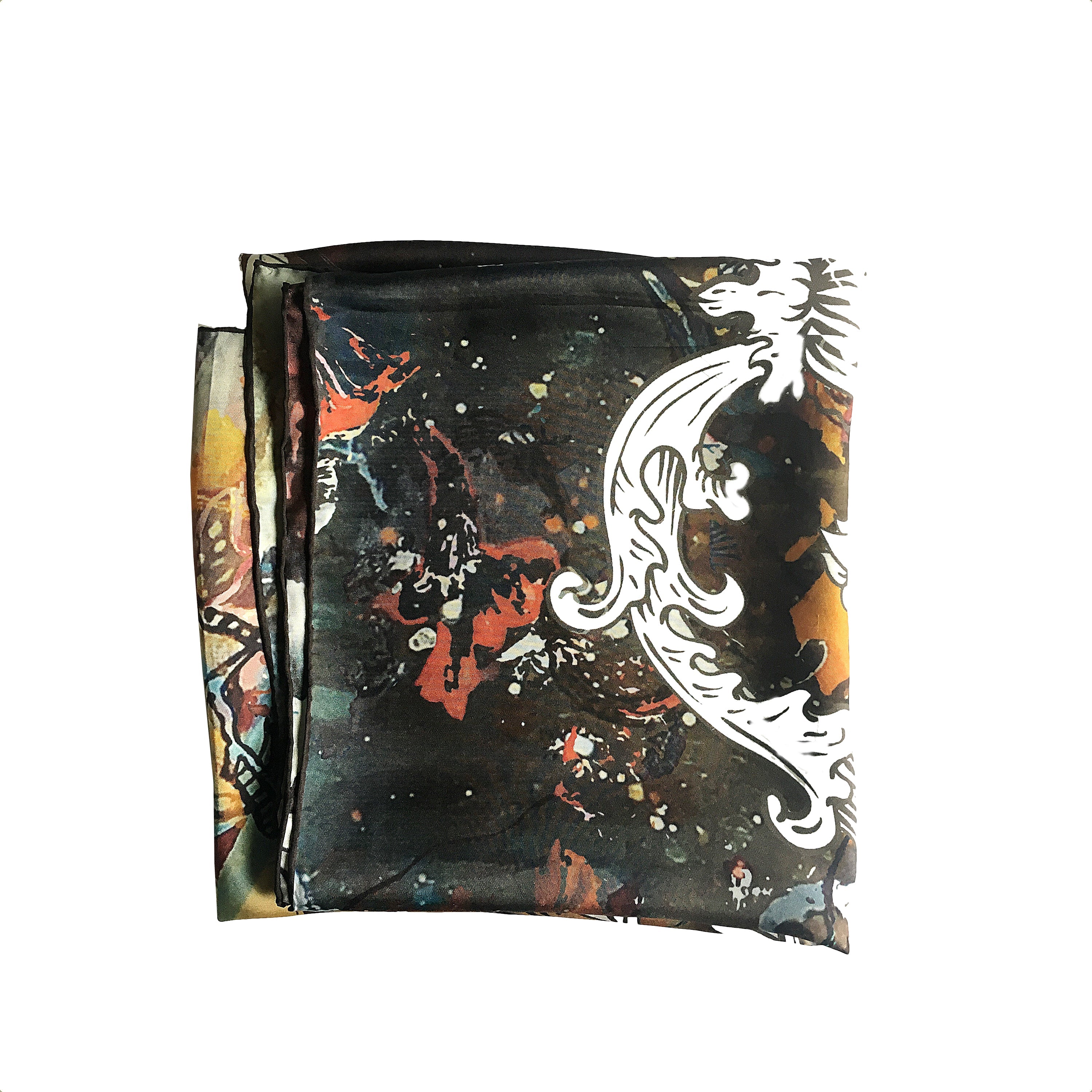 BUTTERFLY | Large Silk Scarf