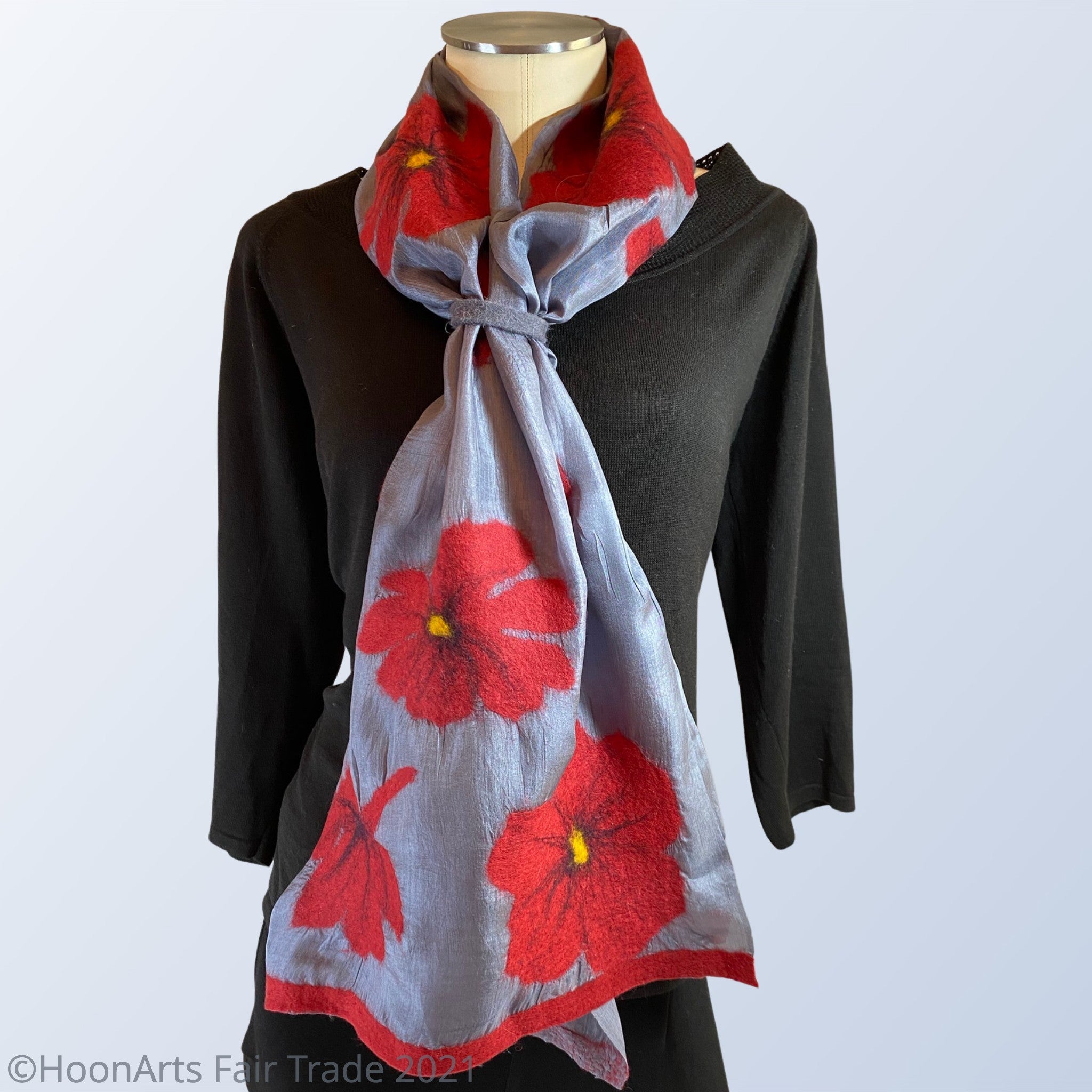 Felted Scarf Ties Handmade in Kyrgyzstan