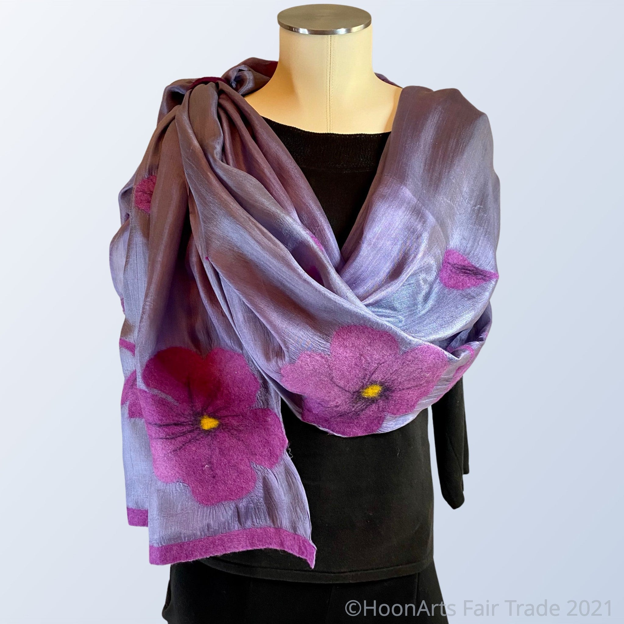 Felted Scarf Ties Handmade in Kyrgyzstan