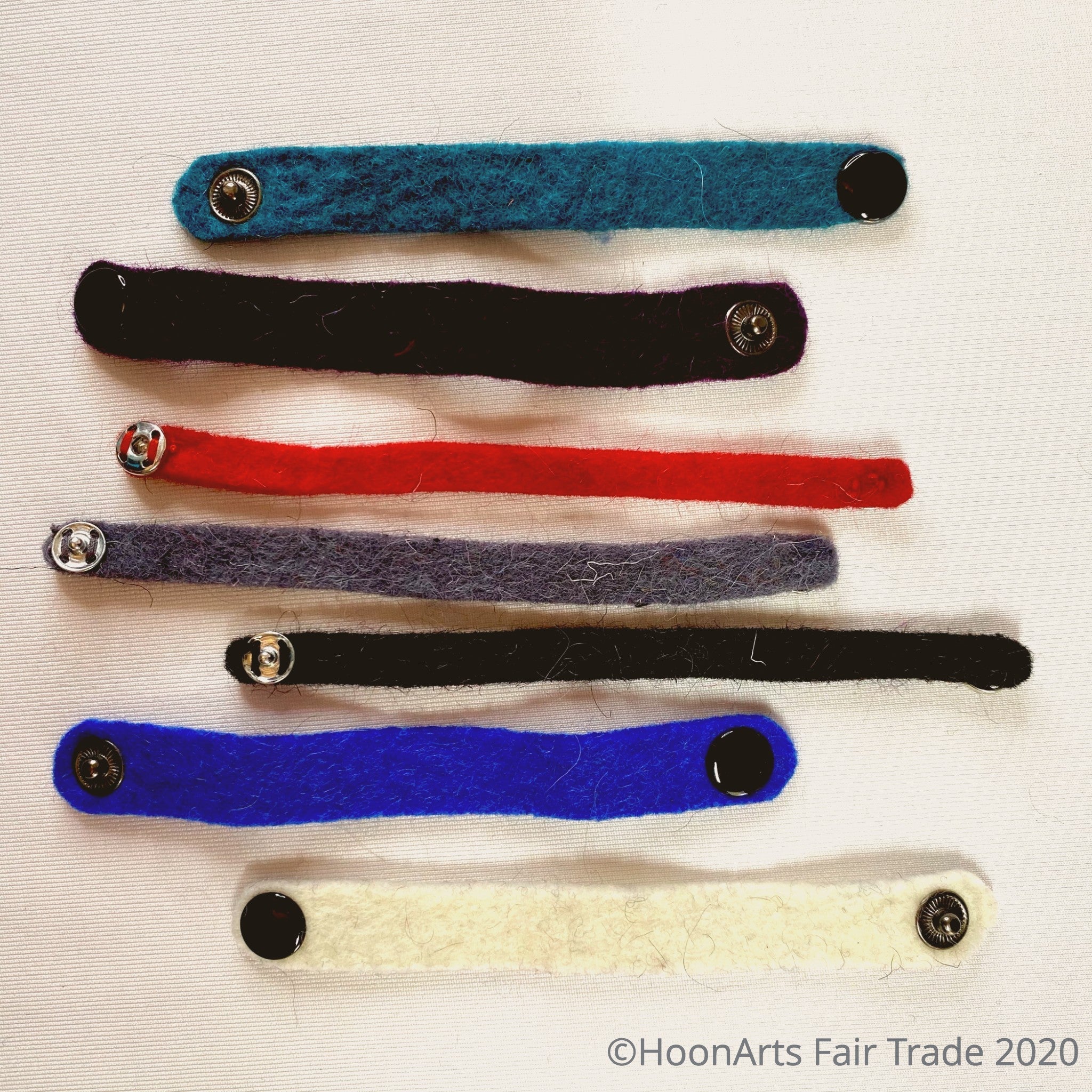 Felted Scarf Ties Handmade in Kyrgyzstan - multiple colors