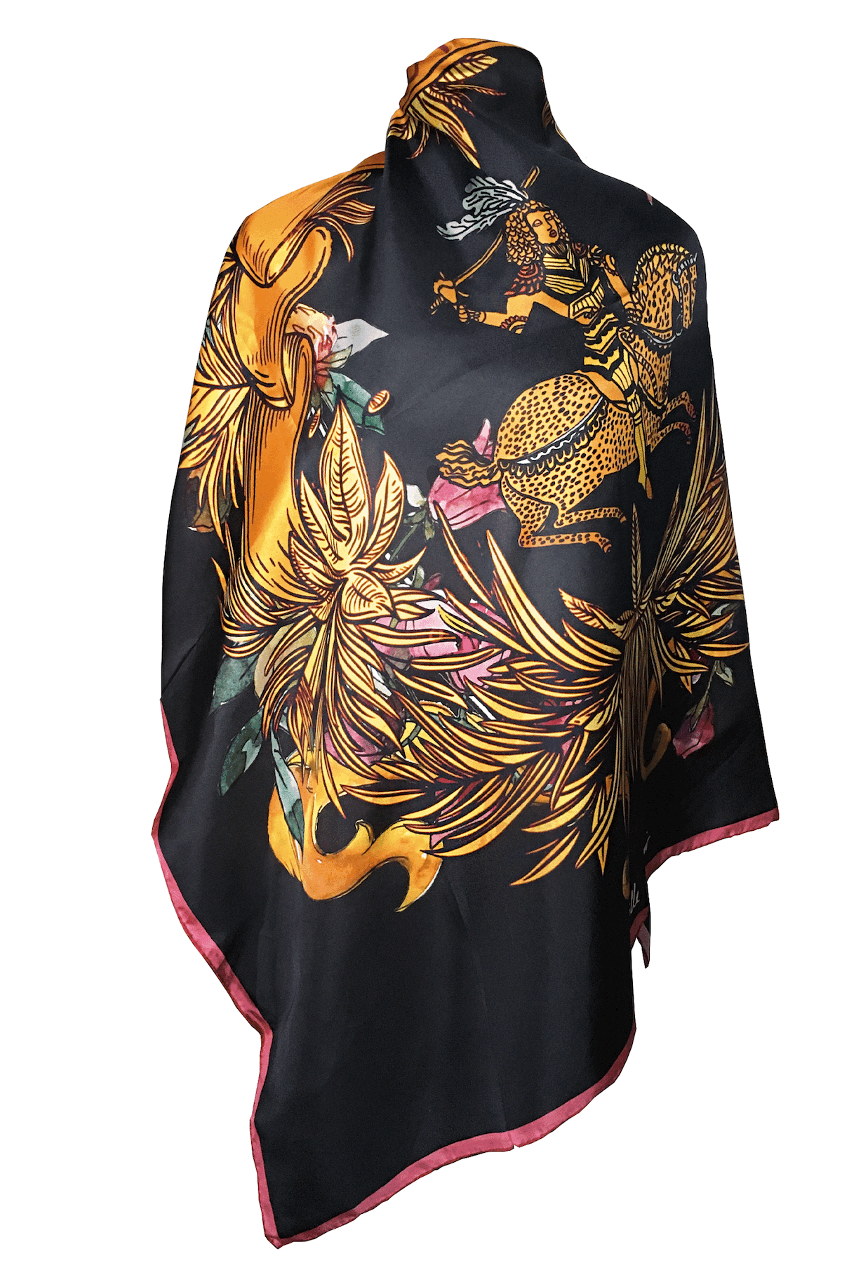 AMOUR |Large Silk Scarf