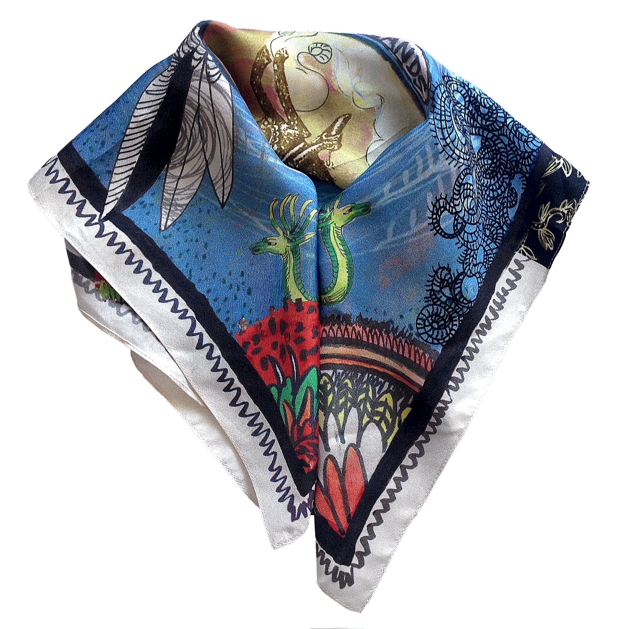 ISLANDS | Large Silk Scarf