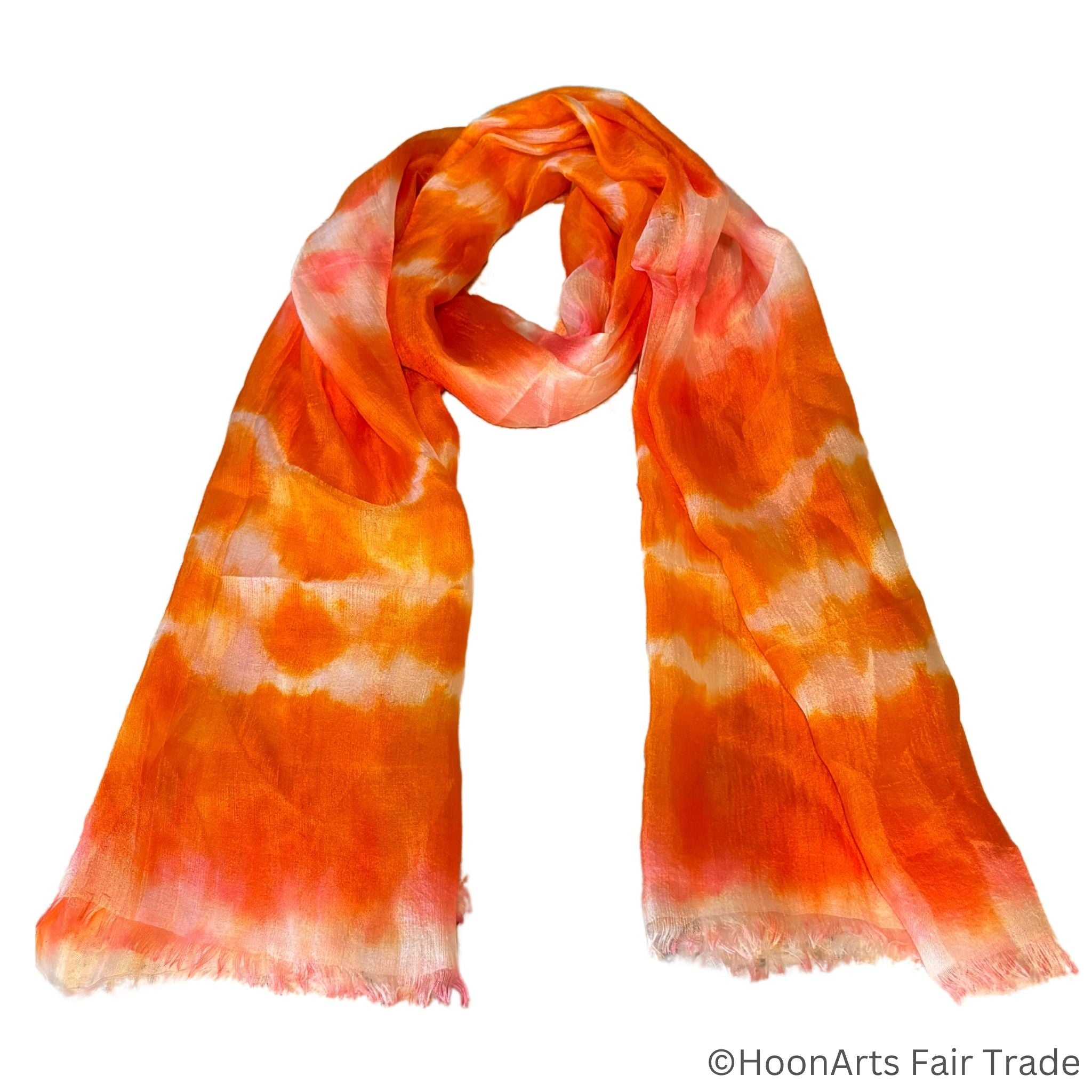 Lightweight silk scarf perfect for summer accessorizing