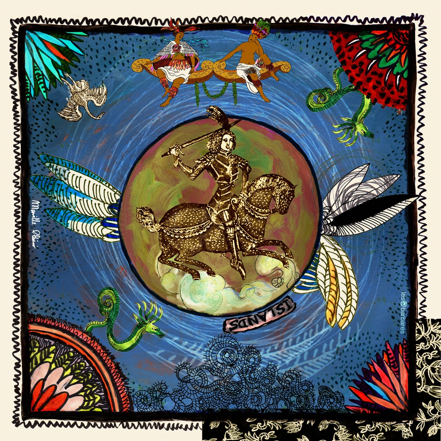 ISLANDS | Large Silk Scarf