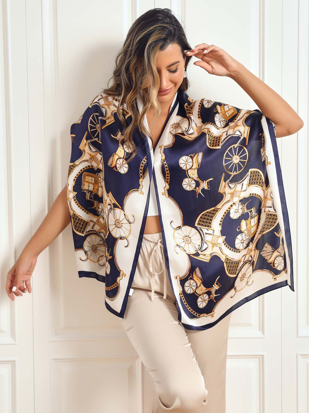 [P026] SilkSilky Pure Silk Scarf 001
