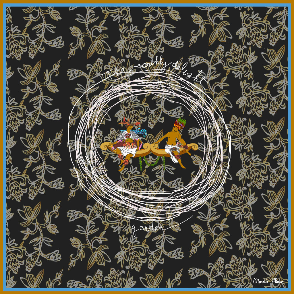 GARDEN | Large Silk Scarf